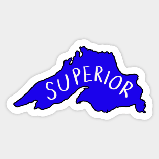 Lake Superior Outline Sticker